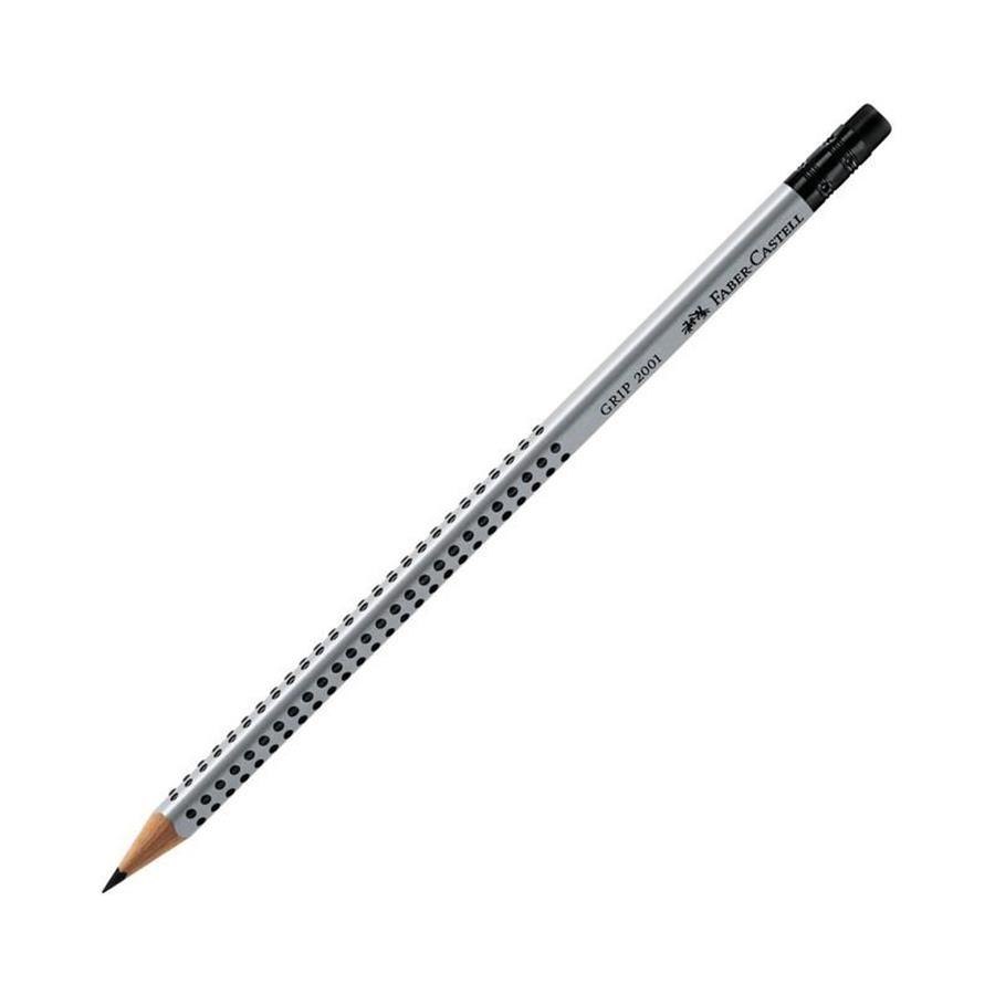 OŁÓWEK Z GUMKĄ B Z GRIPEM 12 SZTUK FABER CASTEL 2001 117201 FABER-CASTELL